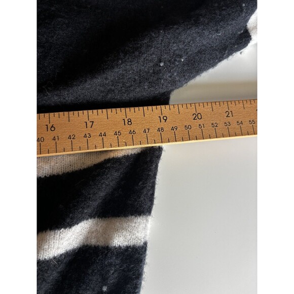 Abercrombie & Fitch Merino Wool Cropped Pullover Preppy Sweater Women's S, Navy - Picture 8 of 9